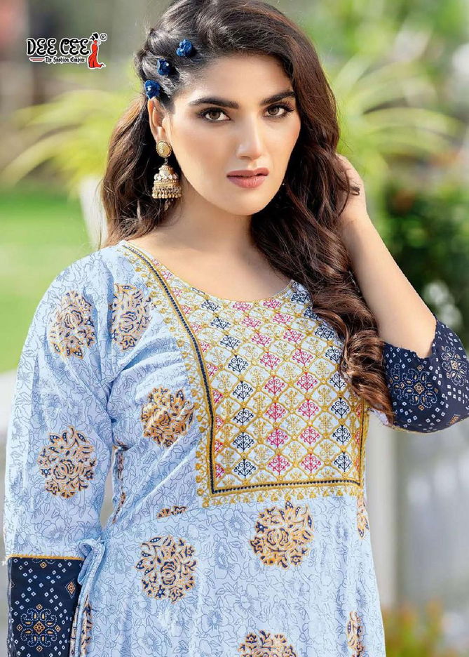 Siya By Deecee Rayon Designer Printed Long Kurtis Wholesale Market In Surat
